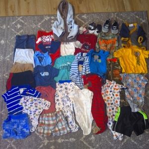 Newborn and 0-3 m baby boy clothing